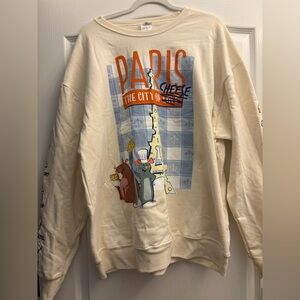 NWT Disney Parks Paris Ratatouille Remi and Emile City of Cheese Sweater